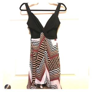 Black dress with back side cut outs